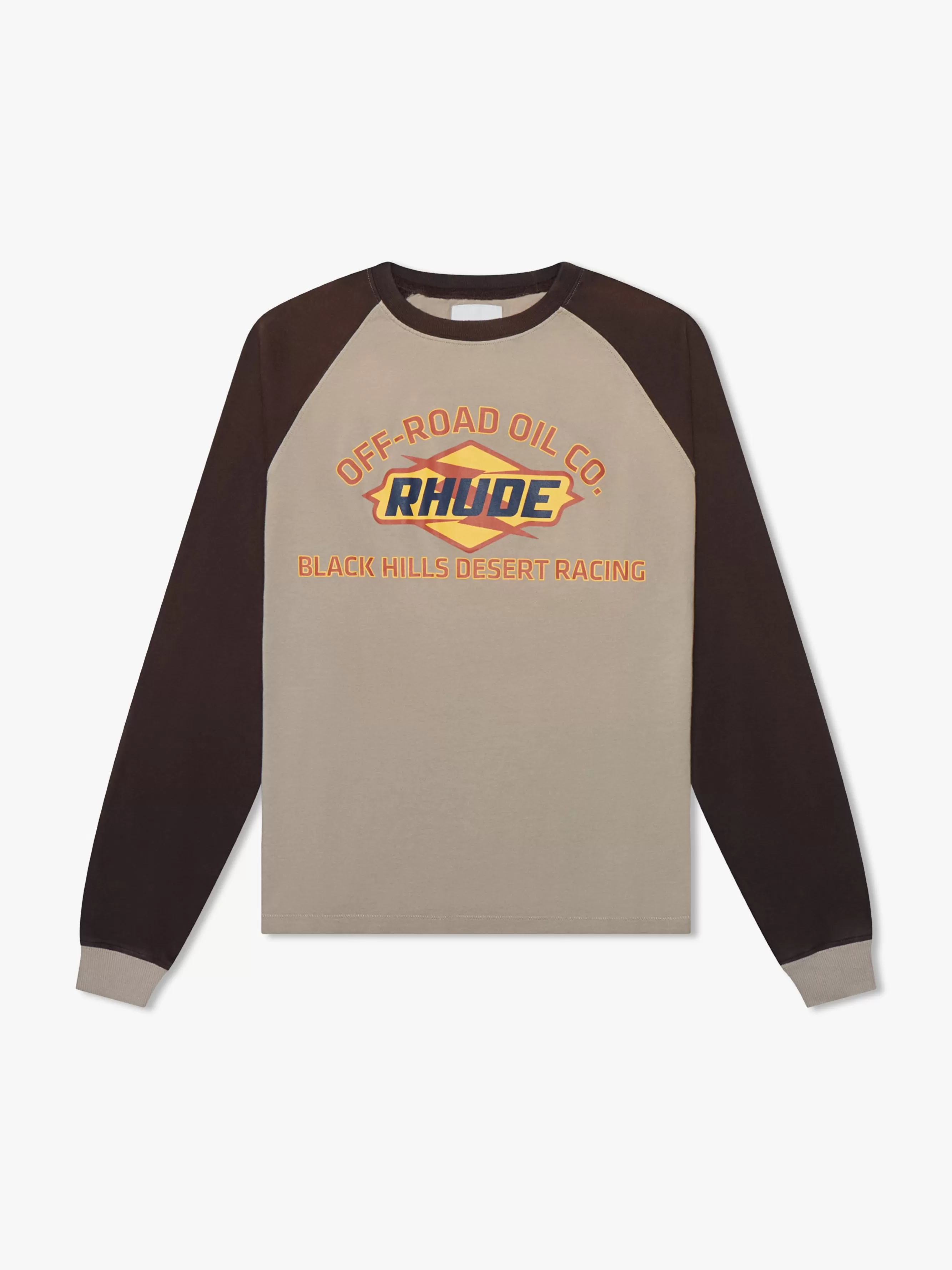 BLACK HILLS RAGLAN LS TEE | RHUDE Online