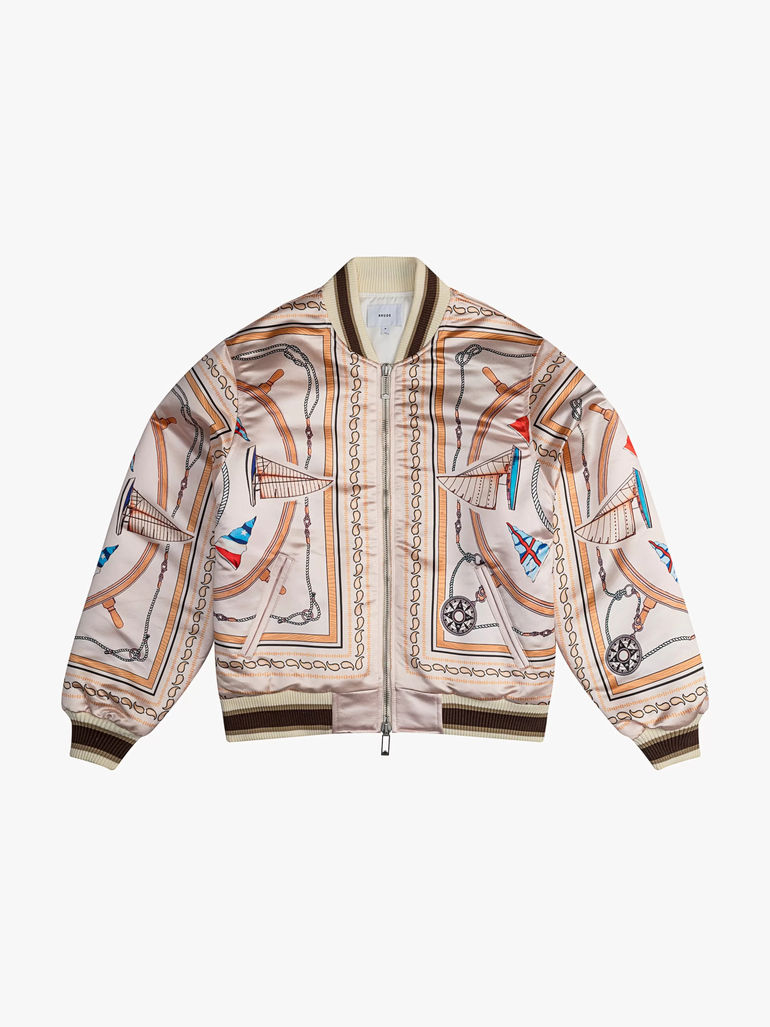 NAUTICAL SATIN BOMBER | RHUDE Discount